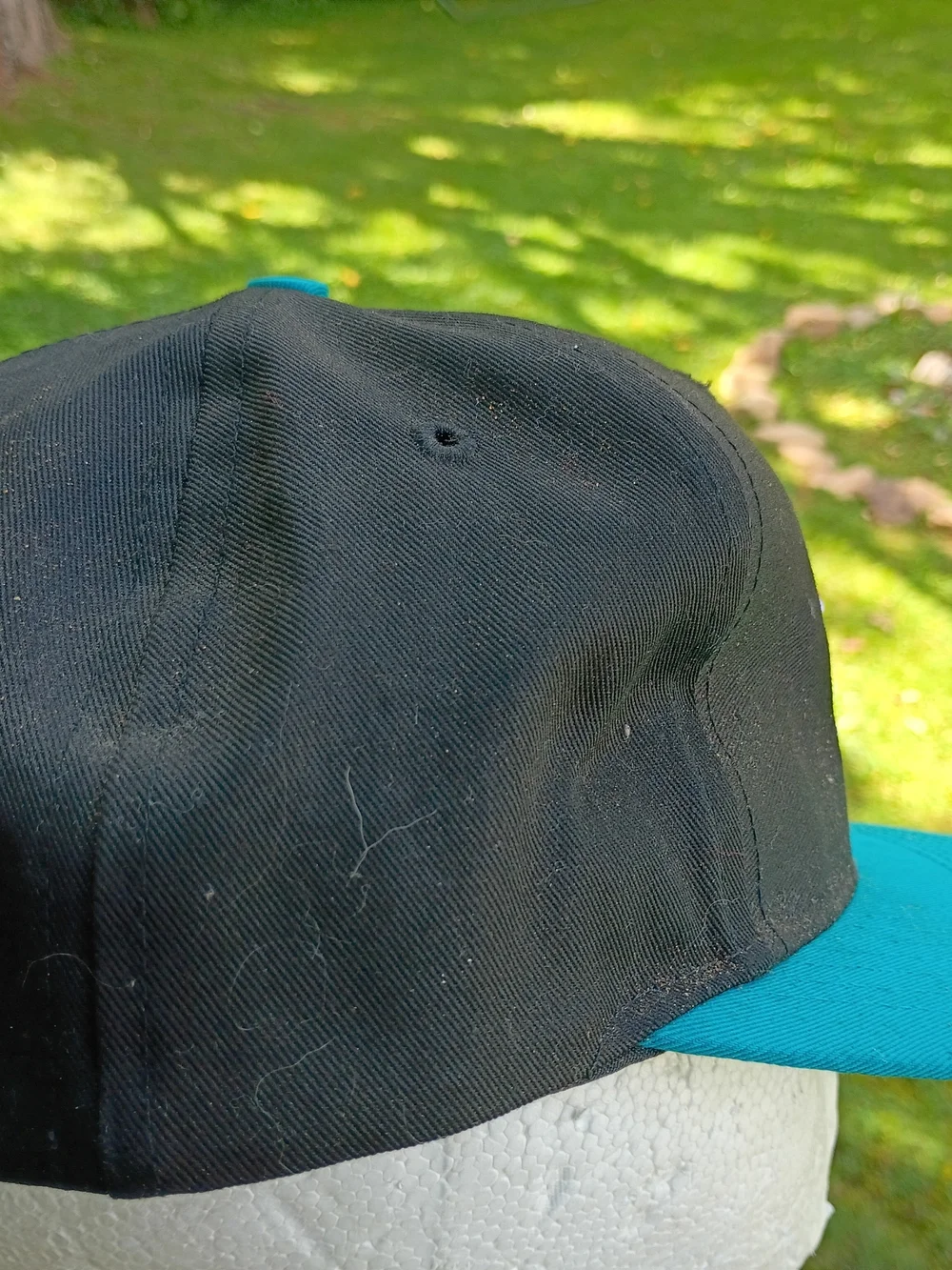 Vintage 1993 McDonalds Nothing But Net Basketball Snapback Hat 90s Aqua Promo
